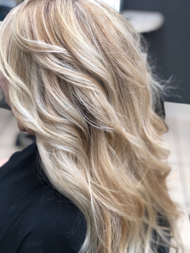 Balayage with colourweand