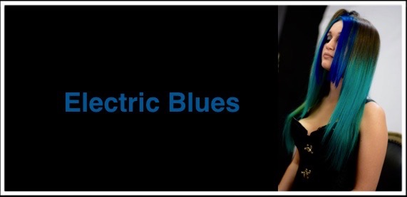 ELECTRIC BLUES MERMAID HAIR BY Dennis & Celia Gebhart Guru village